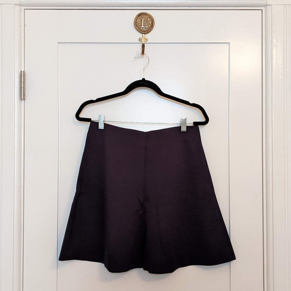 NWT LOFT Navy Soft Flouncy Circle Skirt in Size Small